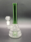 8" Single Perc. with wavy glass Puffin Peacock