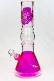 12" Dragon and flower graphic glass water pipe Puffin Peacock Boutique
