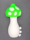 Groovy Mushroom Silicone Pipe Puffin Peacock