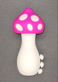 Groovy Mushroom Silicone Pipe Puffin Peacock