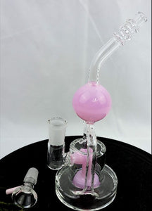 Cute and delicate looking dab rig and recycler! Puffin Peacock