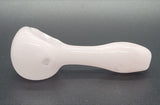 4.5" Milky Hand Pipe Puffin Peacock Boutique