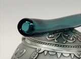 10" Pink and Teal Fantasy Elf Pipe Puffin Peacock Boutique